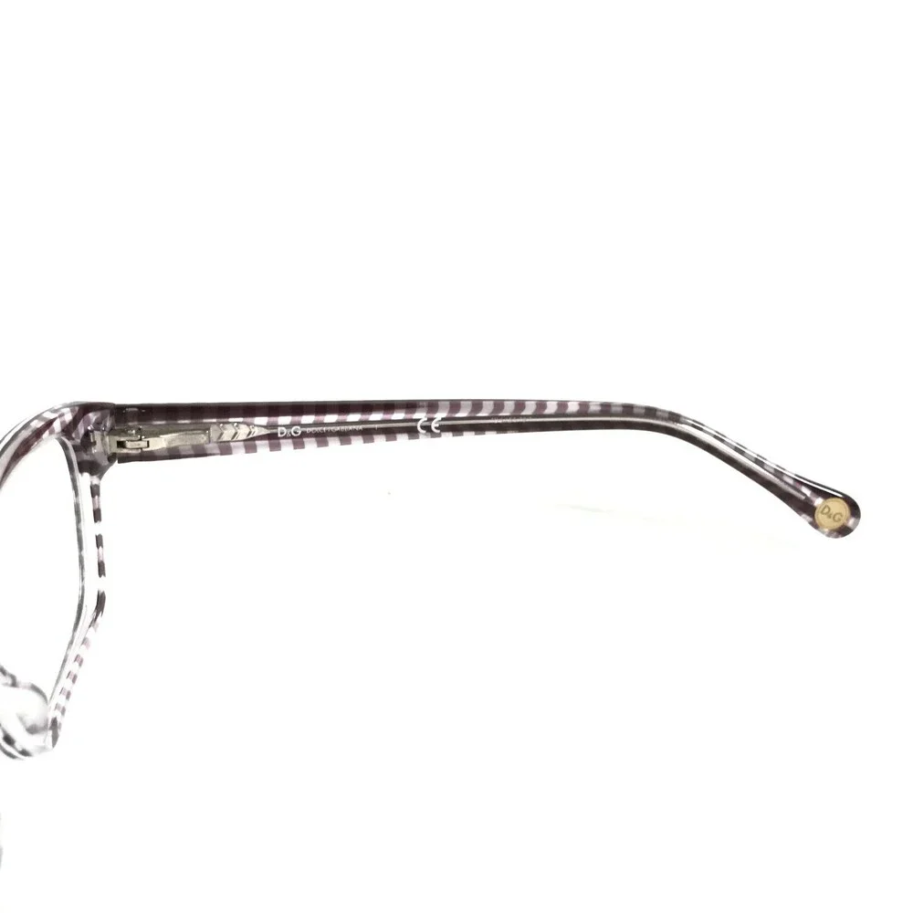 Dolce & Gabbana D&G1216 1882 Eyeglasses Frames Brown White Checkered 52-16-135